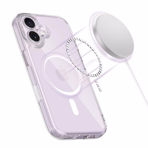 Tech-Protect Magpeak MagSafe CC Suojakuori iPhone 17:lle - Läpinäkyvä
