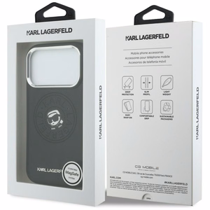 Karl Lagerfeld Point & Karl Sketch MagSafe Suojakuori iPhone 17 Pro Maxille - Musta
