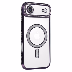 Bling MagSafe Suojakuori iPhone 17 Air:lle violetti