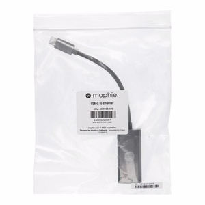 Adapteri Ethernet RJ45 (naaras) - Type C (uros) Mophie adapteri harmaa