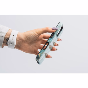 Suojakuori iPhone 16 PLUS:lle Forcell F-Protect Mirage MagSafe-yhteensopiva Military Drop-Test vihrea marmori