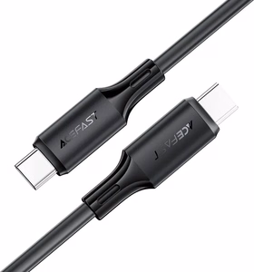 Acefast C17-03 USB-kaapeli USB-C - USB-C 1,2 m musta