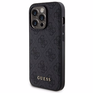 Guess 4G Metal Logo kotelo iPhone 13 Pro Max + 5000mAh MagSafe varavirtalähde - musta