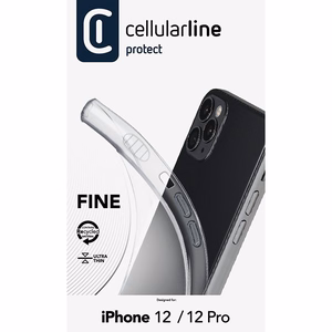 Cellularline Fine case for iPhone 12 / 12 Pro, clear