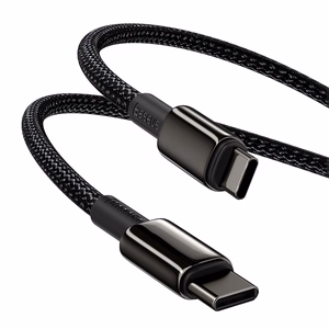 Baseus Tungsten PD USB-C - USB-C kaapeli 1 m 100W (musta)