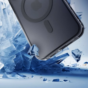 3mk Frosty MagCase iPhone 12 Pro Max:lle - Musta