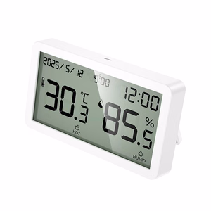 Electronic clock with hygrothermometer Hoco HX42 white
