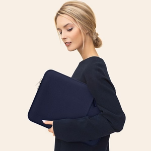 Tech-Protect Sleeve kannettavan tietokoneen kotelo 13-14 - laivastonsininen