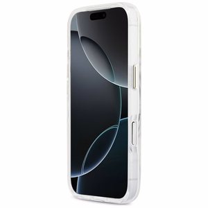Guess IML Script Metal MagSafe Suojakuori iPhone 17 Pro:lle - Kirkas