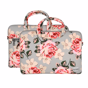Wonder Briefcase Kannettava 15-16 tuumaa harmaa ja ruusut