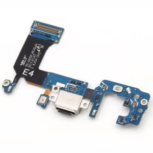 Charging Port Compatible With Samsung G950 S8 with Flex Silver OEM