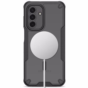 Tech-Protect Rugged Shield MagSafe suojakuori malleille Samsung Galaxy A17 / A18 / A26 4G / 5G, mattamusta