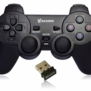 Vakoss GP-4705BK peliohjain musta RF peliohjain analoginen / digitaalinen PC, Playstation 3