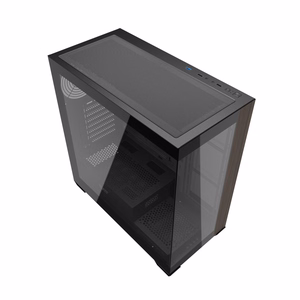 Darkflash DS900W tietokoneen kotelo ilman tuulettimia (musta)