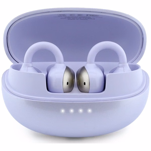 Wireless earphones OWS Guess Metalic Finish Electropated Parts Classic Logo purple