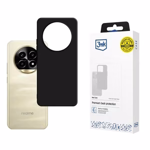 3mk Matt Case Suojakuori Realme 13 Pro+ 5G / Realme 13 Pro 5G:lle - musta