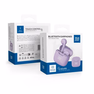 Langattomat kuulokkeet Blue Star FI7 TWS violetti