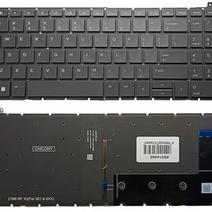 Näppäimistö HP Elitebook 860 G9, 865 G9, 860 G10, 865 G10, with backlight, US