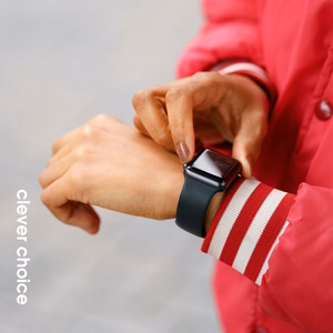Crong Liquid strap for Apple Watch 44 / 45 / 46 / 49 mm, red