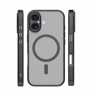 Mag Matt case for iPhone 16 6,1" black camera protection