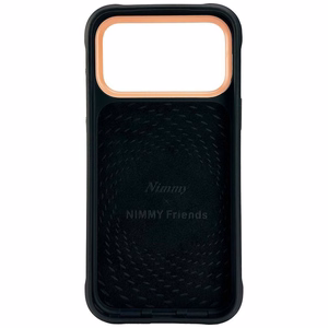 Musta NIMMY SIISTI SILMÄLASIPÄINEN KOIRA suojakuori IPHONE 18 Pro Max/17 Pro Max -puhelimelle