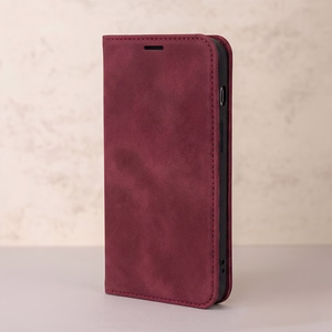 Smart Suede suojakuori Samsung Galaxy A16 5G viininpunainen