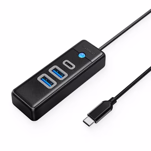 Orico PWC2U-C3 USB-C Hub / 2x USB-A 3.0 + 1x USB-C 3.0 - Black