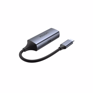 Unitek USB-C - RJ45 sovitin, 1 Gbps, PD 100 W