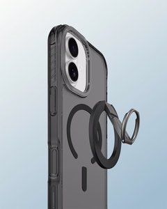 AmazingThing Titan Pro Grip Ring -sarja suojakuori iPhone 17, MagSafe-yhteensopiva - musta