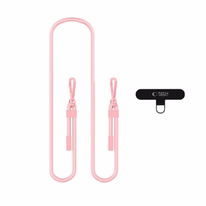 TECH-PROTECT C5SE Rope Crossbody Hihna vaaleanpunainen