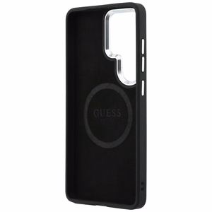 Guess Suojakuori Embossed Ring Triangle Logo MagSafe Samsung Galaxy S26 Ultra:lle musta