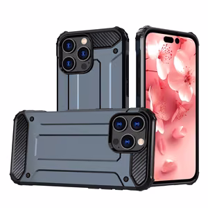 Hybrid Armor Suojakuori iPhone 16 Pro Max:lle - Sininen
