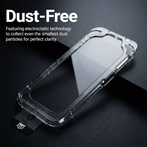 Crong EasyShield 2-Pack tempered-glass screen protectors for iPhone 17e / 16e / 14 / 13 / 13 Pro, 2 pcs.