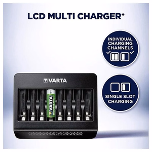 VARTA LCD MULTI CHARGER + 57681 (ilman paristoja)