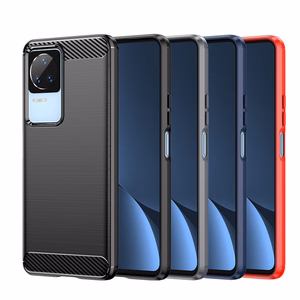 Hiili Kotelo Xiaomi Poco F4 5G joustava silikoni hiili kansi musta