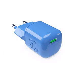 Puro 20W GaN USB-C seinälaturi - sininen