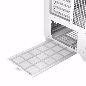MODECOM VOLCANO PERUN APEX ARGB MIDI -tietokonerunko, valkoinen