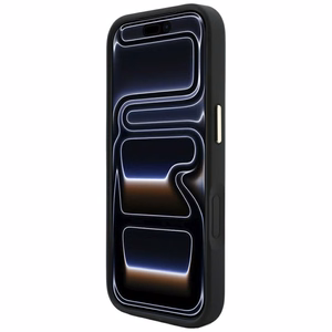 Kotelo mallille IPHONE 18 Pro/17 Pro MagSafe-yhteensopiva (Saffiano Peony Ring) (väri: musta)