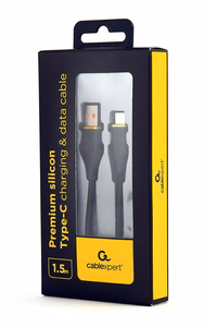 Gembird GMB Audio CC-USB2S-AMCM-1.5M-BK USB-kaapeli USB-A USB-C musta