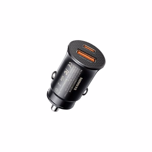Remax auton laturi RCC358 30W USB-C/USB-A musta