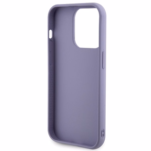 Guess Sequin Script Metal Suojakuori iPhone 15 Pro:lle - violetti
