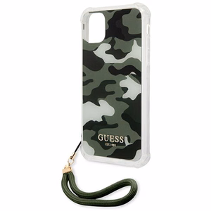 Guess GUHCN61KSARKA iPhone 11 6.1" / Xr green/khaki hardcase Camo Collection