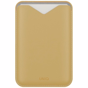 Uniq Lyden Evo MagSafe-magneettikorttikotelo puhelimelle – keltainen