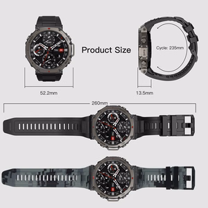 Blavec Smartwatch M-04 Falcon AMOLED GPS Voice Call (SWM04-GP) graphite + 1 band