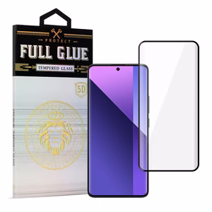 Tempered Glass Hard Full Glue 5D Xiaomi Redmi Note 13 Pro Plus 5G black