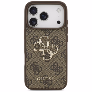 Guess 4G Big Logo Suojakuori iPhone 17 Pro:lle - Ruskea