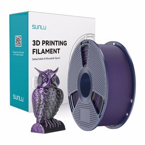 Sunlu PLA+ Silk kaksivärinen filamentti (musta ja violetti)