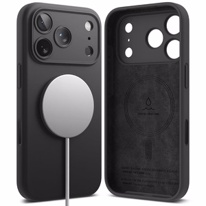 Ringke Silikoninen Magneettinen MagSafe Suojakuori iPhone 17 Pro:lle - Violetti