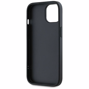Karl Lagerfeld Saffiano Athleisure Stripes Cord Suojakuori iPhone 15:lle - punainen