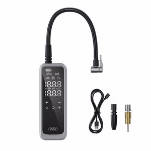 XO rengaspumppu CZ018 musta universaali 5000mAh langaton